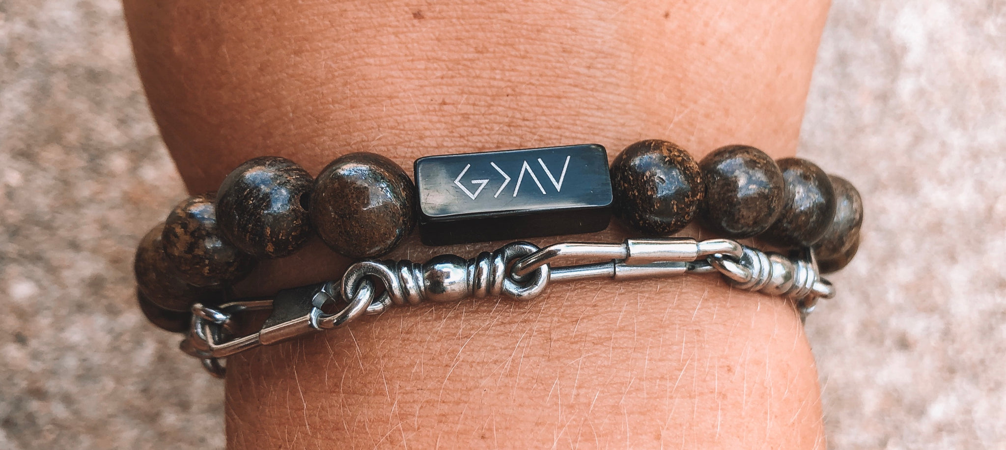 Bronze "God Is Greater Than The Highs And Lows" Bracelet